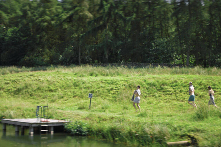 Photo of wild swimming at Broughton Hall