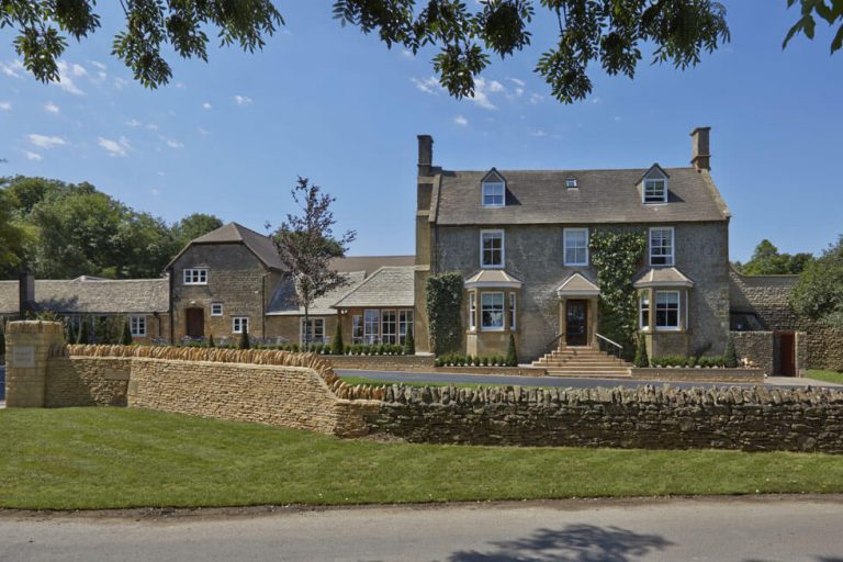 Photo of the front door of Dormy House