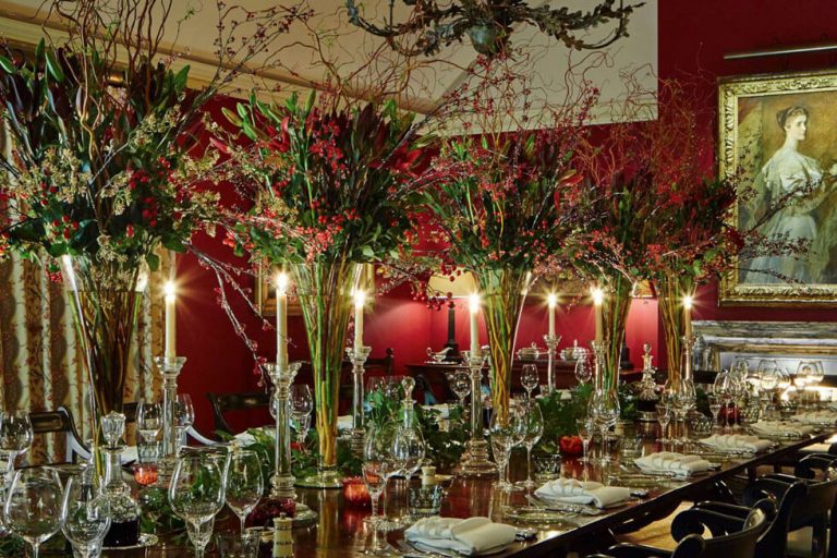 Photo of one of the dining rooms at Goodwood's Hound Lodge 