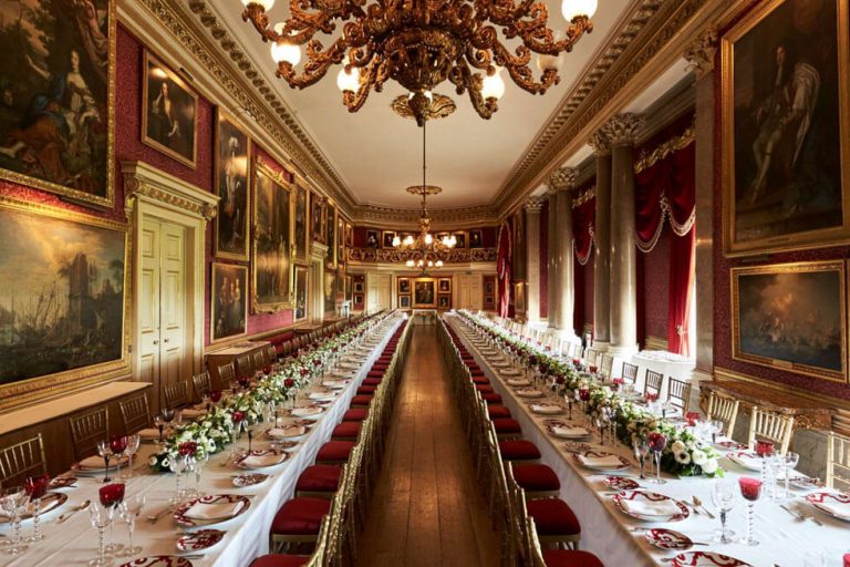 Photo of the main dining room at Goodwood House