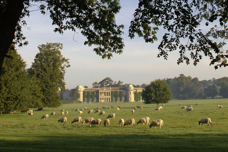 Photo of Goodwood House within it's estate