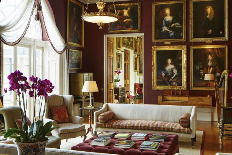 Photo of the music room at Goodwood House