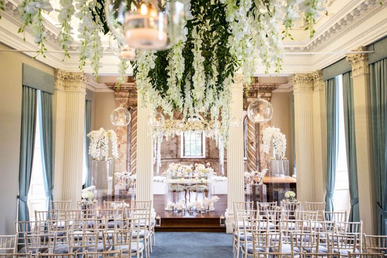 Photo of a wedding at Hawkstone Hall