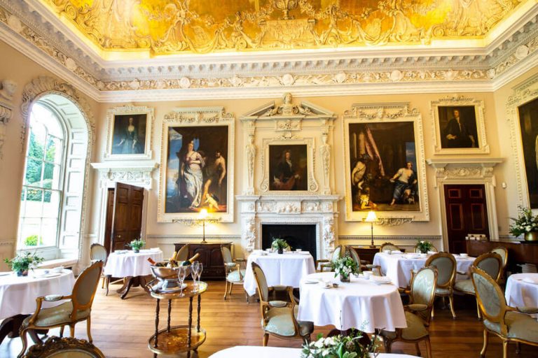 Photo of one of the reception rooms at Hawkstone Hall