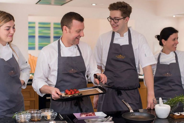 Photo of the chefs at Lucknam Park