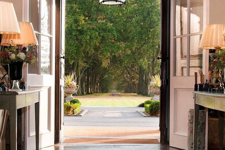 Photo looking out of Lucknam Park