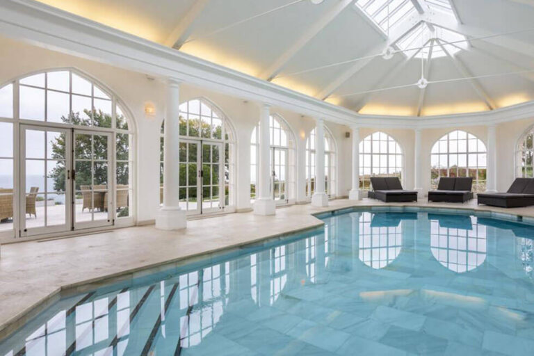 Photo of the indoor pool at Pennsylvania Castle