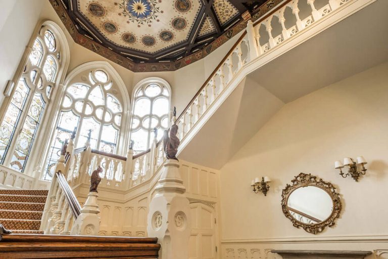 Photo of the gothic staircase at The Elvetham