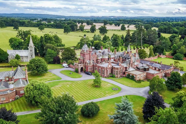 Photo looking down on The Elvetham