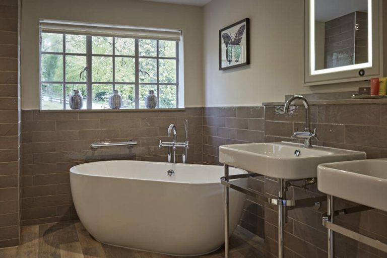 Photo of a medium luxe bathroom at The Fish Hotel